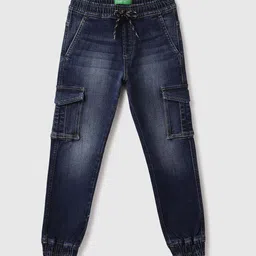 United Colors of Benetton Boys Cotton Jogger Low Distress Casual Jeans-picture-23