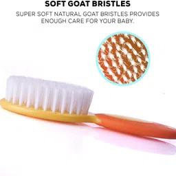 baybee Baby Comb & Soft Brush Set And Comb Hair Brush/Comb for baby image 3