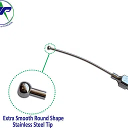 jiya aviary products Oral Gavage Needle ball Tip size 16G & 18G for Rats, Mice, Hamster Tube Bird Feeder image 2