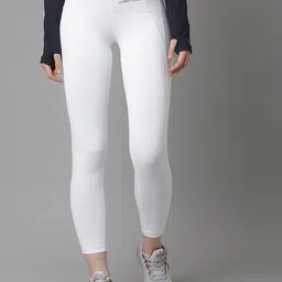 jump usa Solid Women White Tights-picture-10