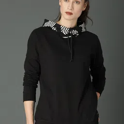 roadster Women Full Sleeve Solid Hooded Sweatshirt-picture-24