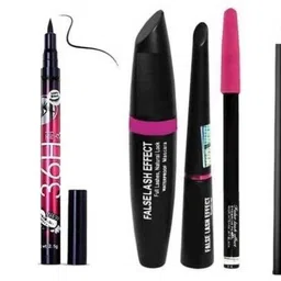 5 in 1 Lipstick, Kajal, Waterproof Eyeliner & 3in1 Pencil kajal Eyeliner Mascara-image-26