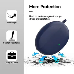 MobieGenie Silicone Velcro Earbuds Case For OnePlus Nord Buds 3 Pro / OnePlus Nord Buds 3 image 3