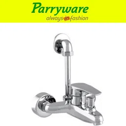 parryware Primo Wall Mixer with Overhead Shower Provision Bathroom set of 3 pic 212 Wall Mixer with Overhead Shower Provision Wall Mixer Faucet image 2