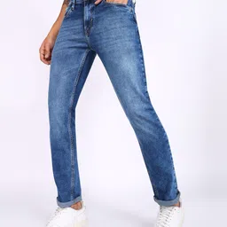 flying machine Men Slim Mid Rise Blue Jeans image 3