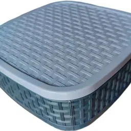 pravi 4 partition box container for dry fruit or kitchen use Container Serving Set image 2