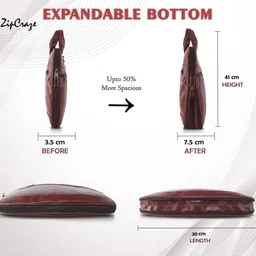 zipcraze Men Brown Messenger Bag image 5