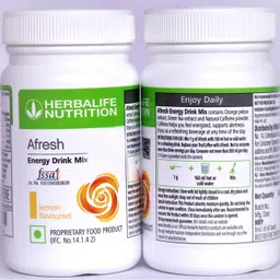 herbalife nutrition Afresh Energy and Nutrition Drink (50 g, Lemon Flavored) Energy Bars image 4