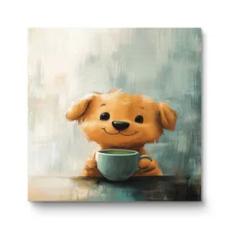 genie art Coffee Paws Mini Canvas Frame image 3