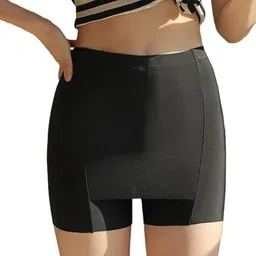 snowball Solid Women Reversible Black Regular Shorts, Casual Shorts-picture-20