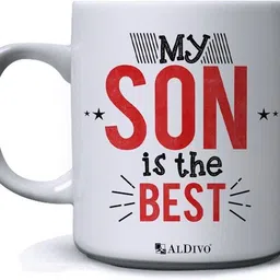 Gift My Son is The Best Printed Ceramic Coffee Mug-image-18