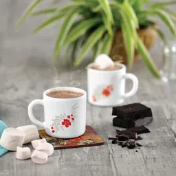 steela Scarlet bliss 6 pcs cup Opalware Coffee Mug image 3