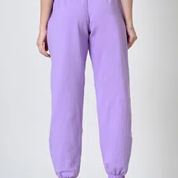 ds fashion Pack of 2 Women Solid Blue, Purple Track Pants image 2