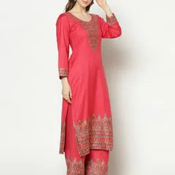 afsa Unstitched Wool Suit Fabric Self Design image 4