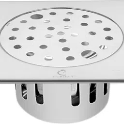 curovit Floor Stainless Steel Push Down Strainer-picture-12