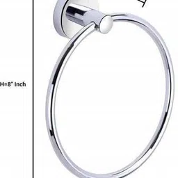 gunkari by gunkari Towel Holder Stand/Bathroom Towel holder Napkin Stand Silver, Chrome Finish Towel Holder image 3