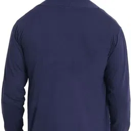 glampanda Men Jacket Style Full Sleeve Dark Blue Shrug image 2