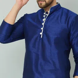 lemonx Men Silk Blend Kurta Pyjama Set image 5
