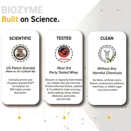 muscleblaze Biozyme Iso-Zero, Low Carb Isolate, 27 g Per Scoop Whey Protein image 3