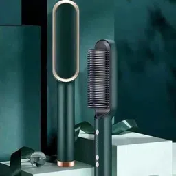 chg 5 Temperatures Settings Hair Straightener Brush Fast Heating234 Hair Curler image 5