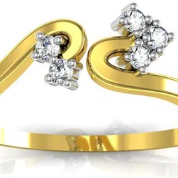 avsar Chitra 18kt Diamond Yellow Gold ring image 2