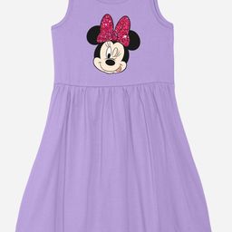 YK Disney Girls Print Fit & Flare Dress-picture-37
