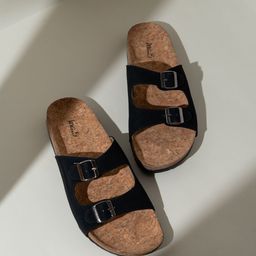 Inc 5 Women Open Toe Flats with Buckles-picture-24