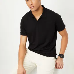 max Men Solid Polo Collar Cotton T-shirt-picture-39