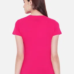 Dreambe Women Typography Printed T-shirt image 2