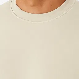 Moda Rapido Men Off White Fleece Pullover Sweatshirt image 2