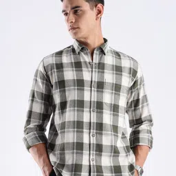 TURMS Men Anti Odor Moisture Wicking Recycled Cotton Checkered Shirt-picture-21