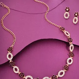 Anouk Gold-Plated Earring & Necklace Set image 2