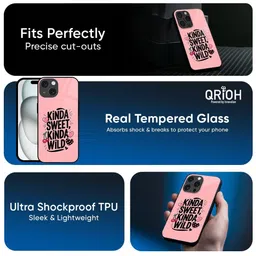 QRIOH Typography Printed Apple iPhone 16e Back Case Mobile Accessories image 3