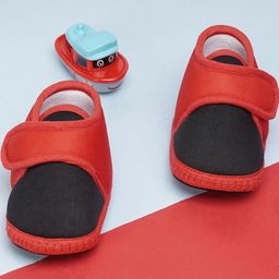 NESKA MODA Black Cotton Booties-picture-15
