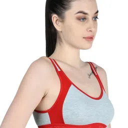 VANILA Women Pack of 2 Colourblocked Full Coverage Bra image 4