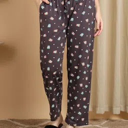 Smarty Pants Printed Cotton Mid-Rise Straight-Leg Lounge Pant-picture-31