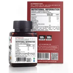 WOW Life Science Korean Ginseng - 60 Capsules - 1000mg image 2