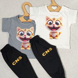 CRAZE N STITCH Boys Pack of 2 Printed Clothing Set-picture-41