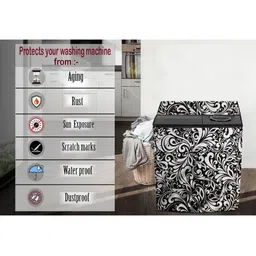 The Furnishing Tree PVC Waterproof Semi Automatic Washing Machine Cover Compatible for Intex 6.2 Kg image 2