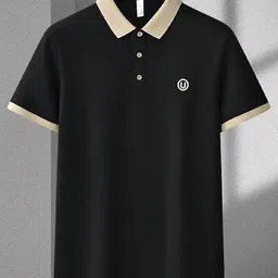 StyleCast x Revolte Men Solid Polo Collar T-shirt-picture-10