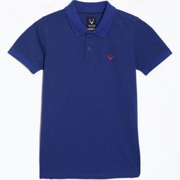 Allen Solly Junior Boys Solid Polo Collar Cotton T-Shirt-picture-29
