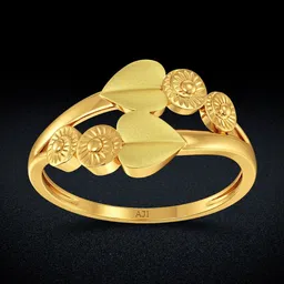 Joyalukkas Women 22Kt Gold Adoration Finger Ring - 2.312 g-picture-13