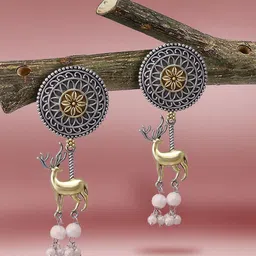 Joy of Jewels Metal Earrings-image-37