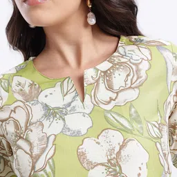 Anouk Rustic Floral Printed Straight Kurta image 2