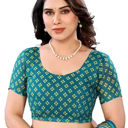 Moda Rapido Printed Bandhani Saree image 2