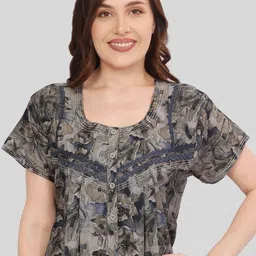 Glamoras Printed Maxi Nightdress image 3