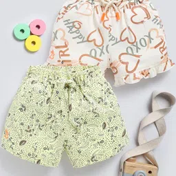 Biskid Girls Pack of 2 Printed Shorts-picture-26