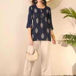 KALINI Wmen Floral Printed Regular Top image 2