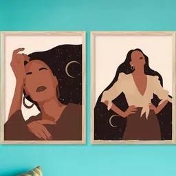 WALLLANE Brown Wood Wall Art-picture-38