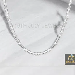 19TH JULY JEWELS Unisex Silver-Plated Chain-picture-14